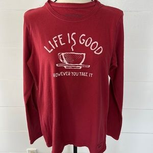 Life Is Good, T-Shirt, Small